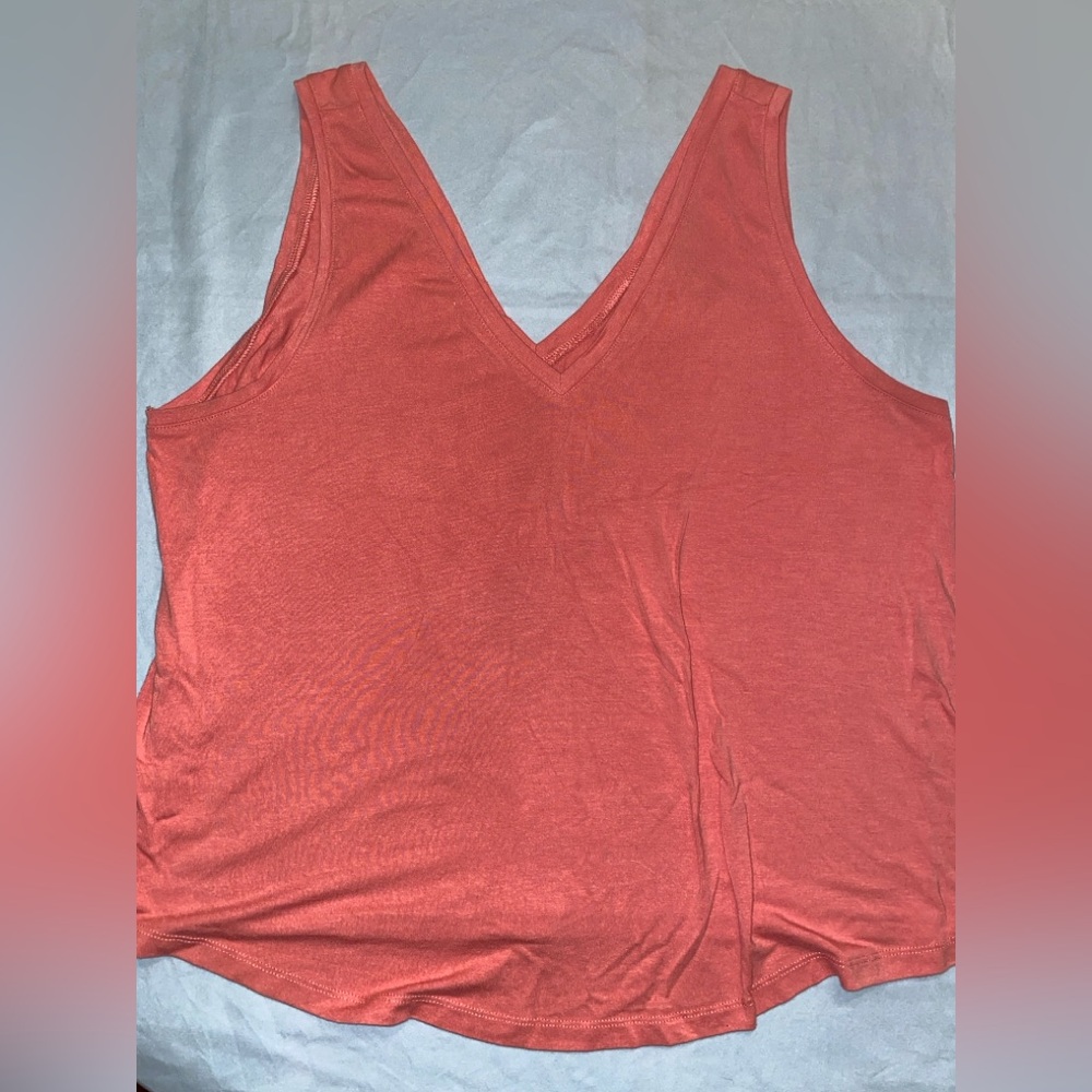 Sweaty Betty V-Neck Tank Top - Rust